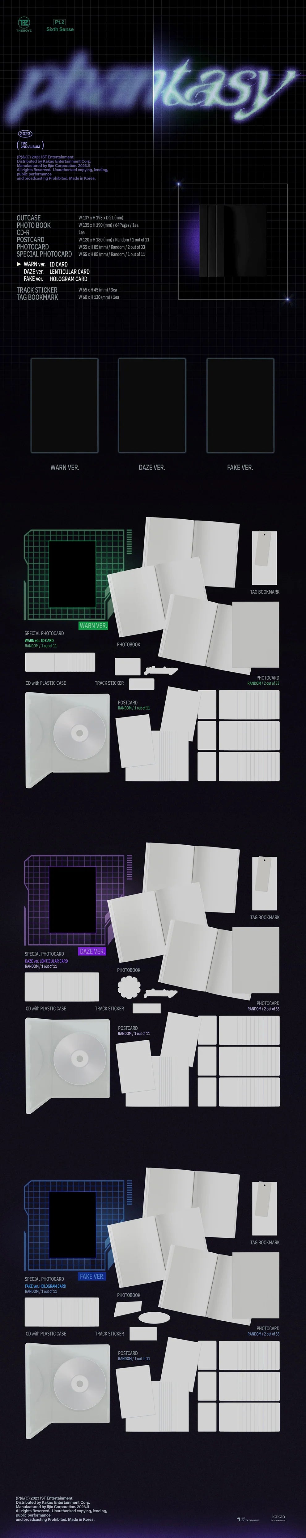 THE BOYZ - PHANTASY Pt. 2 Sixth Sense - 2nd Album