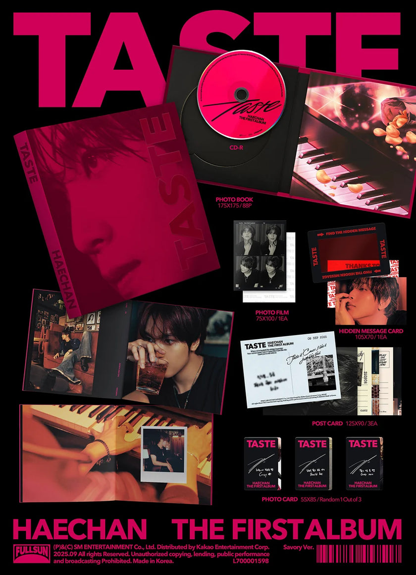 HAECHAN (NCT) - TASTE - 1st Album (Savory Ver.)