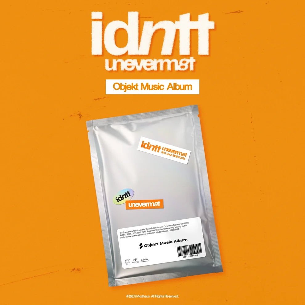 idntt - unevermet - 1st Mini Album (Objekt Music Album Ver.)