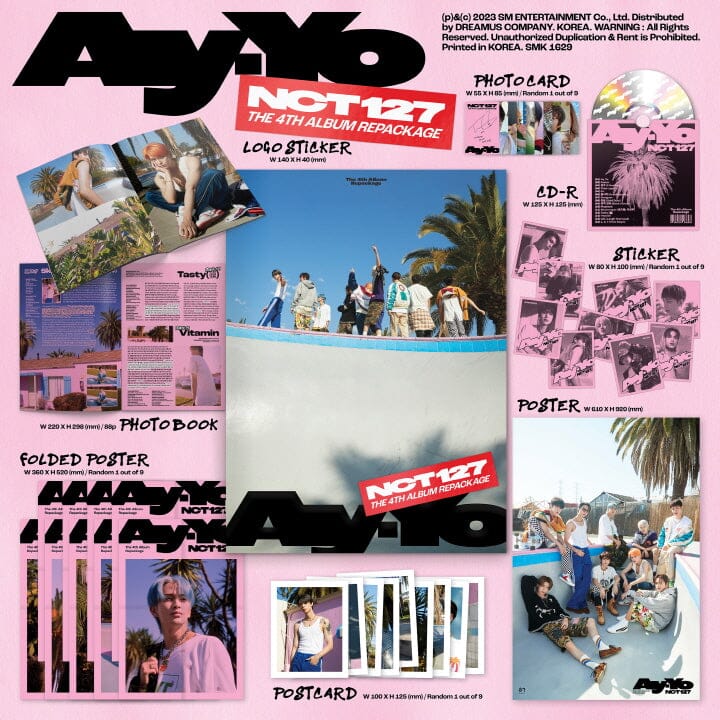 NCT 127 - Ay-Yo - 4th Album Repackage