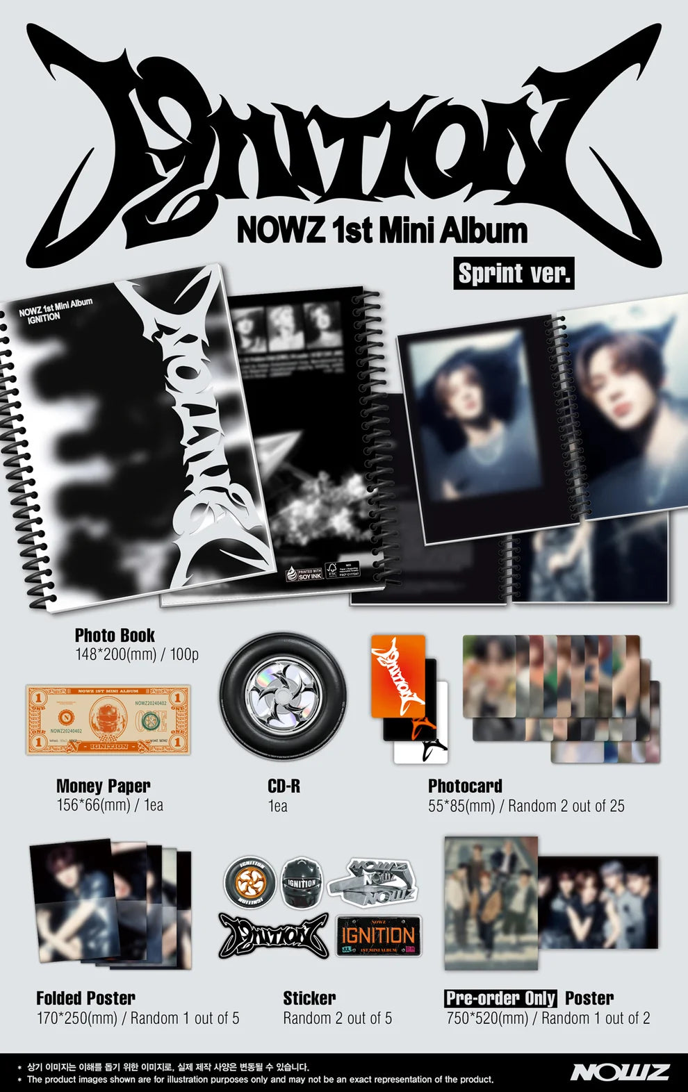 NOWZ - IGNITION - 1st Mini Album