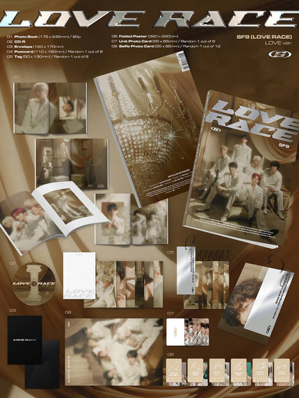 (SIGNED) SF9 - LOVE RACE - 15th Mini Album