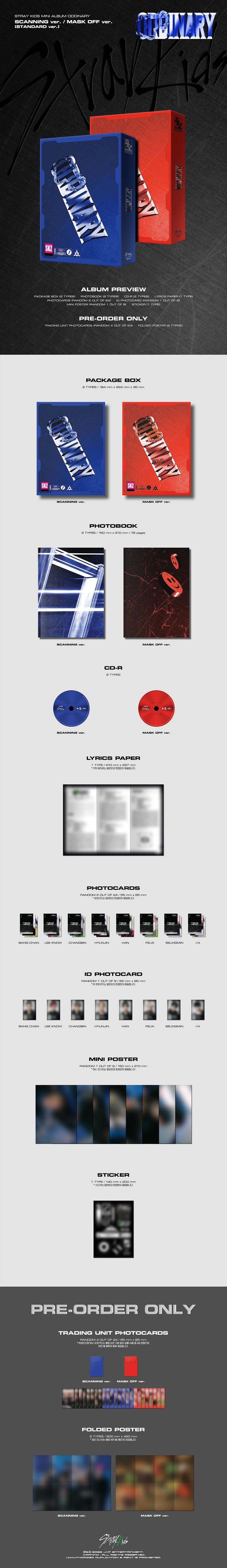 Stray Kids - ODDINARY - Mini Album (Standard Ver.)