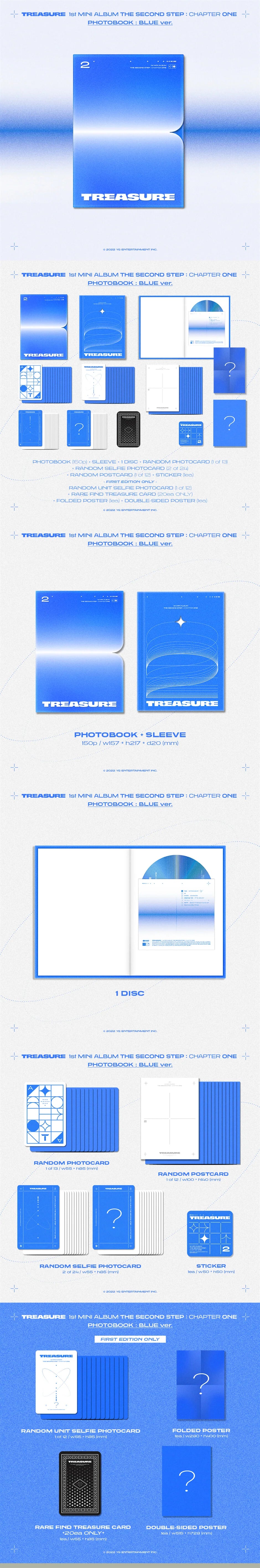 TREASURE - THE SECOND STEP : CHAPTER ONE - 1st Mini Album (Photobook Ver.)