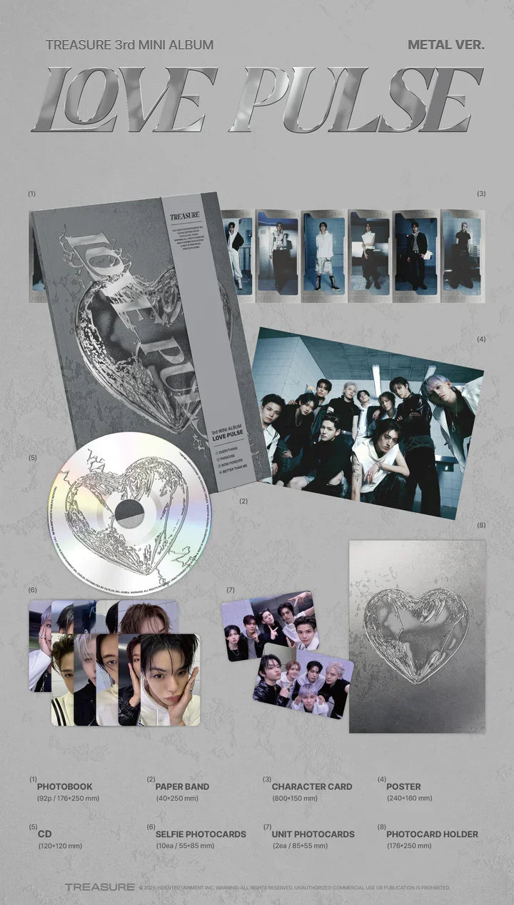 TREASURE - LOVE PULSE - 3rd Mini Album (Photobook Ver.)