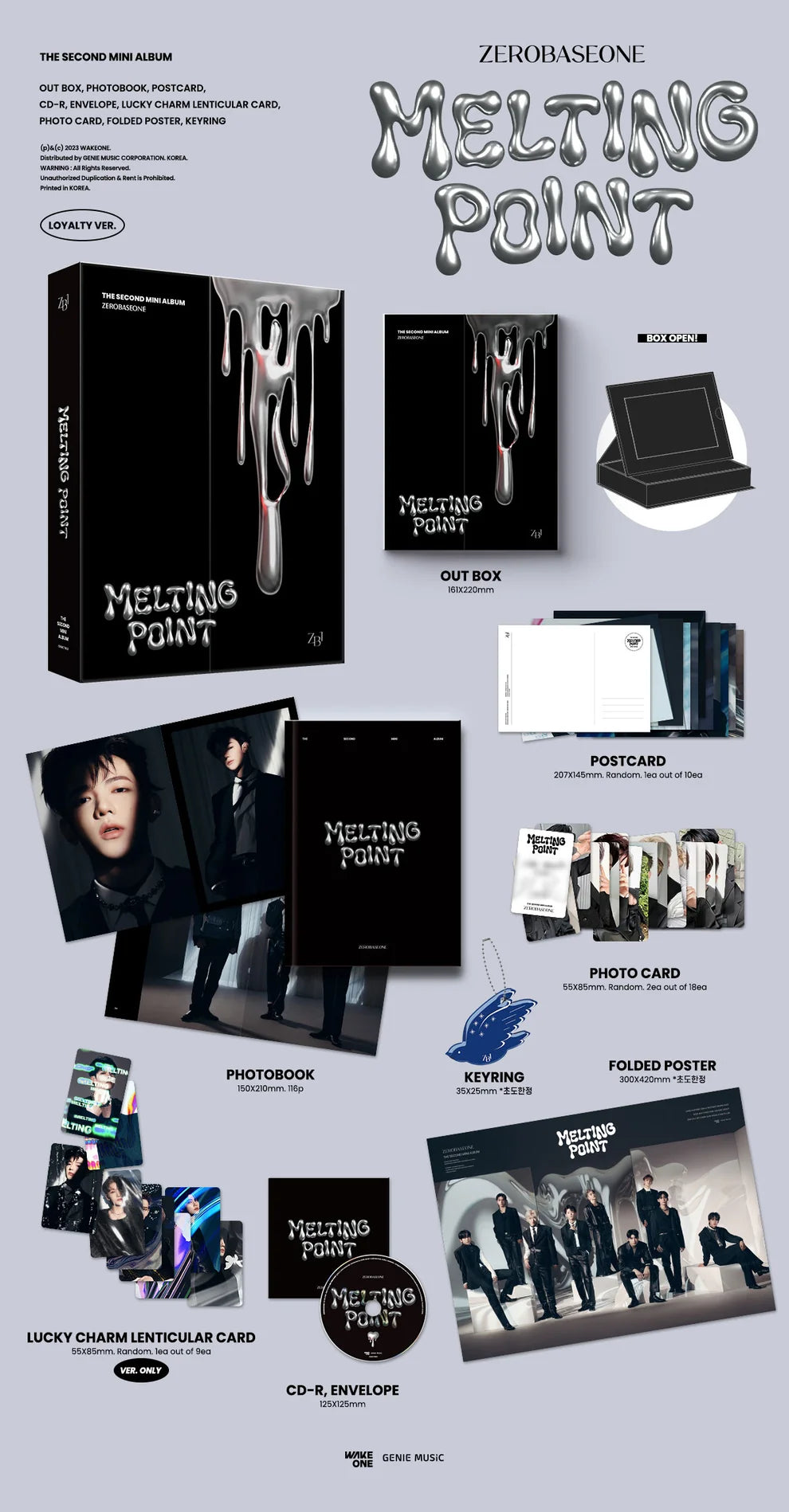 ZEROBASEONE - MELTING POINT - 2nd Mini Album