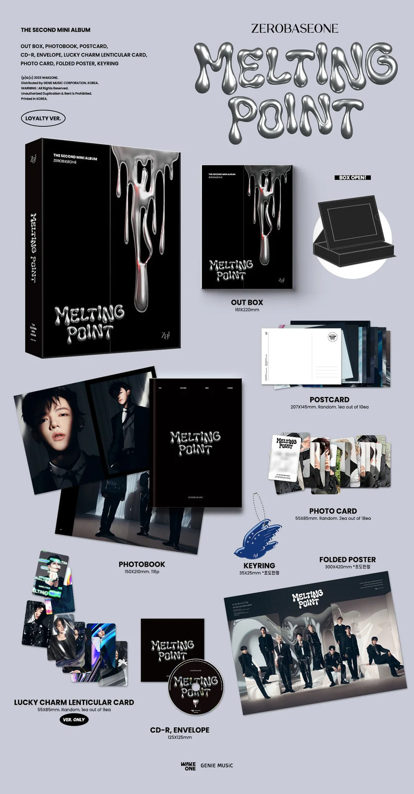 ZEROBASEONE - MELTING POINT - 2nd Mini Album
