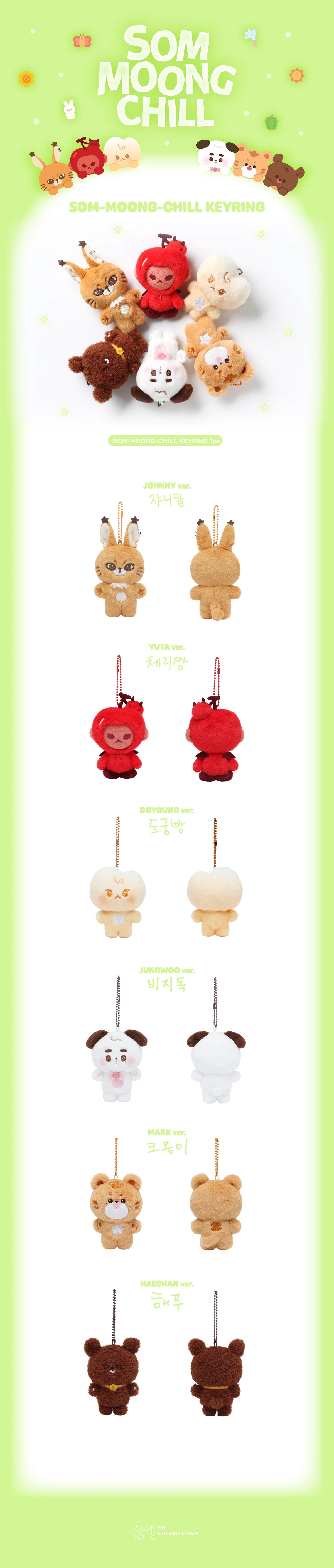 NCT 127 - SOM-MOONG-CHILL Keyring