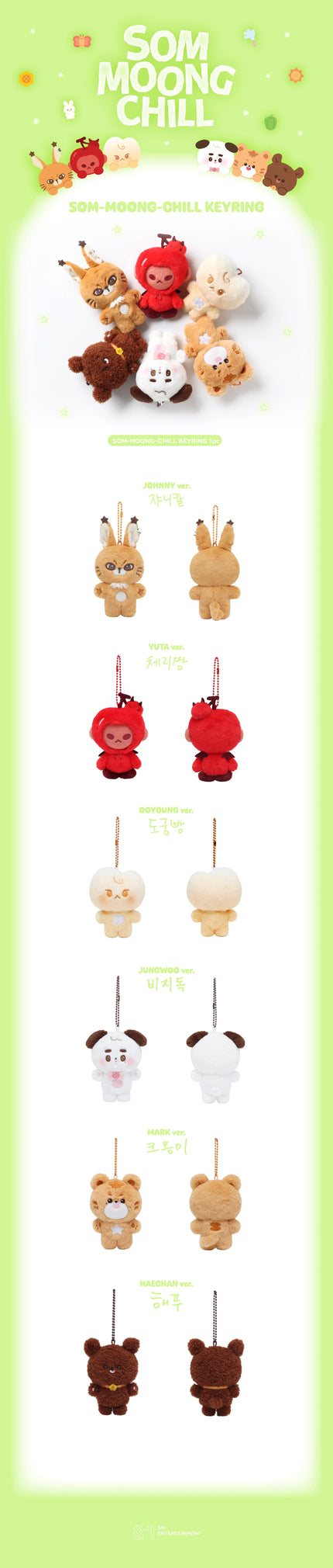 NCT 127 - SOM-MOONG-CHILL Keyring
