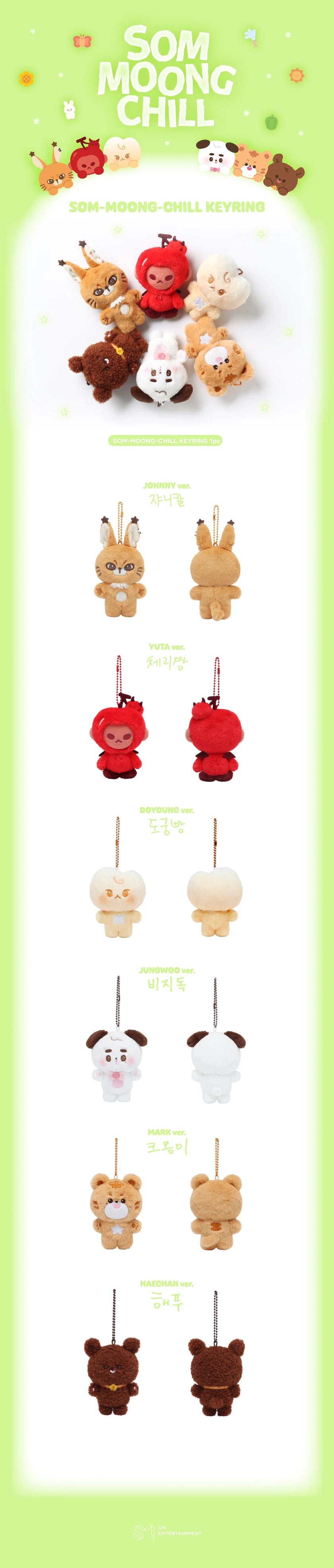 NCT 127 - SOM-MOONG-CHILL Keyring