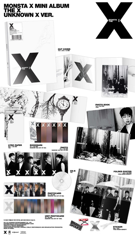 MONSTA X - THE X - 13th Mini Album 