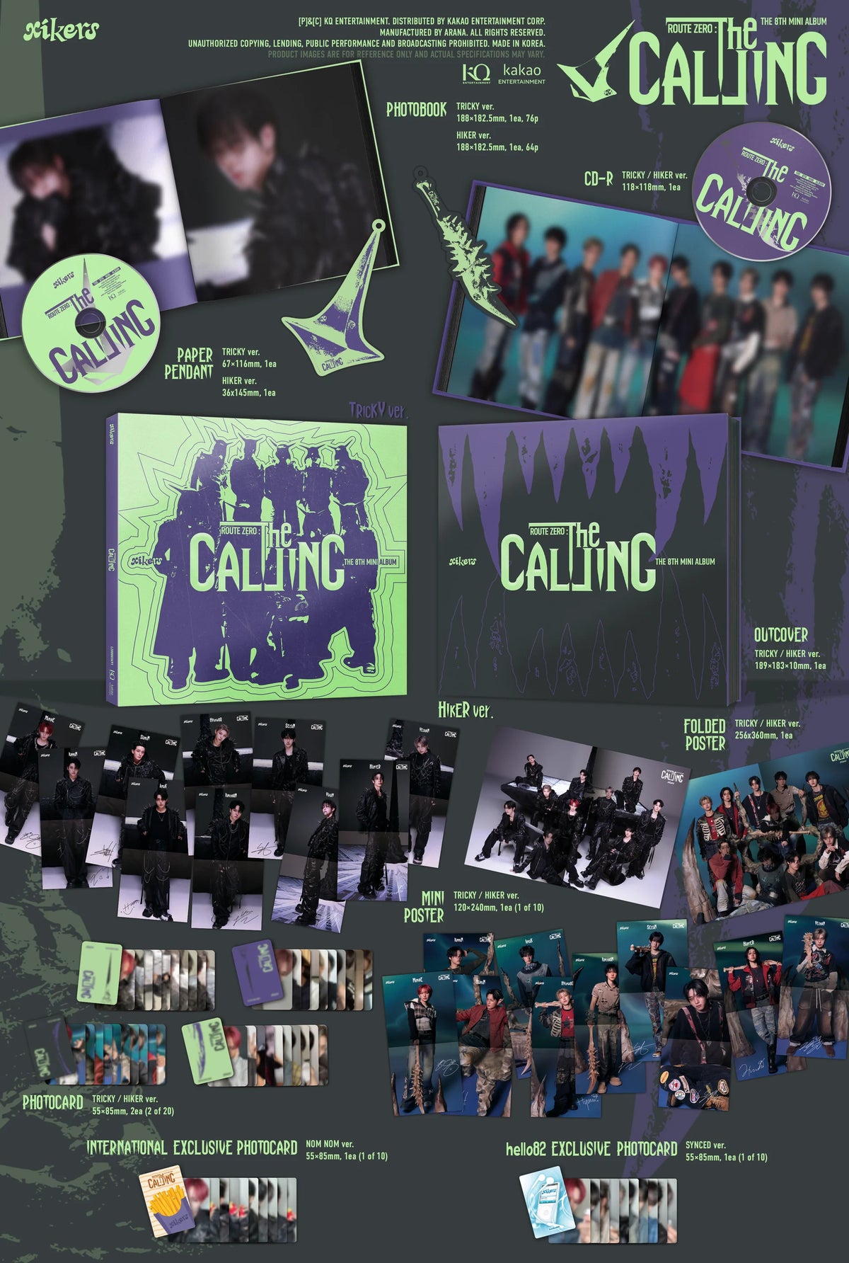 xikers - ROUTE ZERO : The CALLING - 82EVENT Exclusive