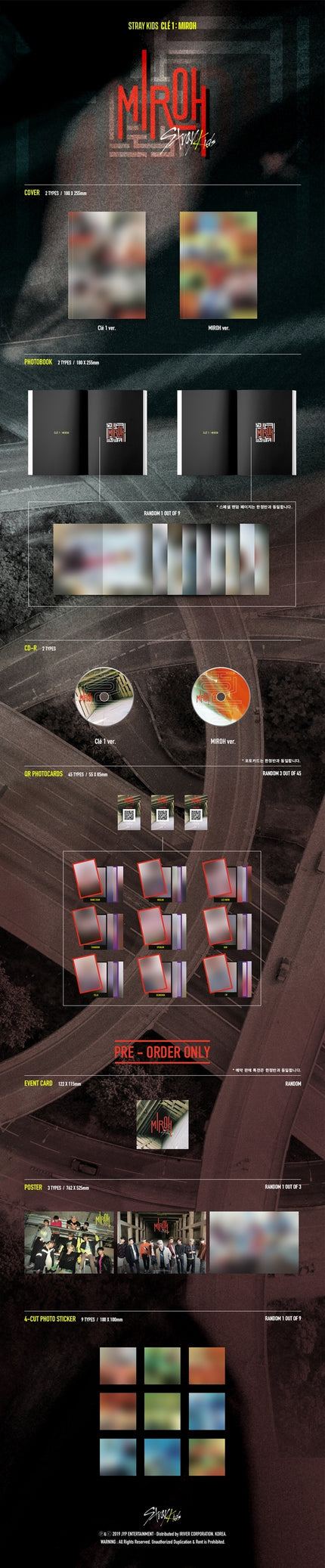 Stray Kids - CLÉ 1 : MIROH - 4th Mini Album
