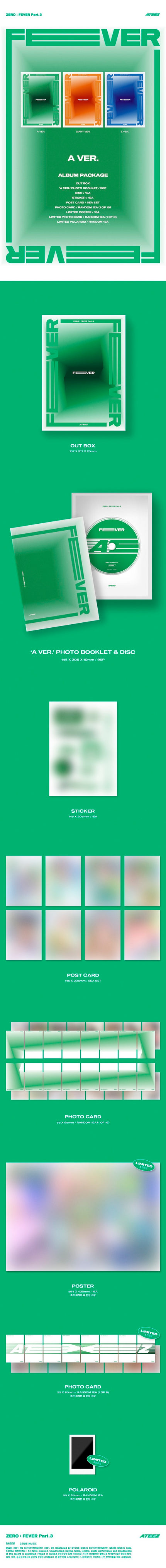ATEEZ - ZERO : FEVER Part.3 - 7th Mini Album