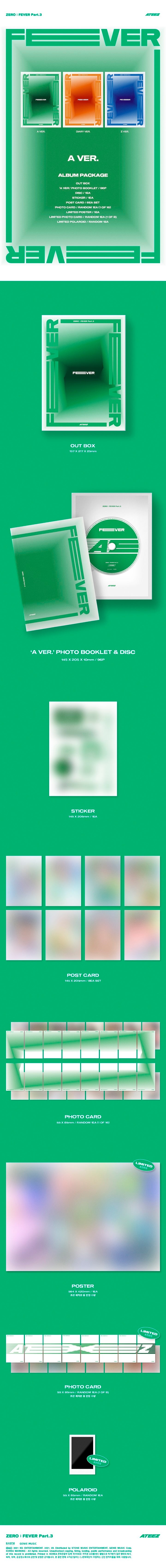 ATEEZ - ZERO : FEVER Part.3 - 7th Mini Album