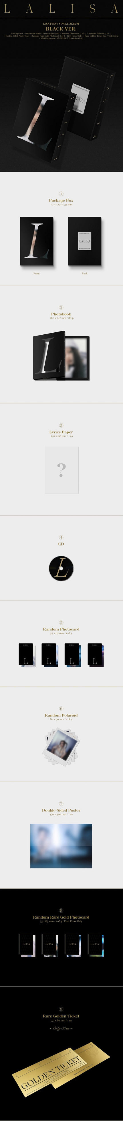 LISA (BLACKPINK) - LALISA - 1st Single Album