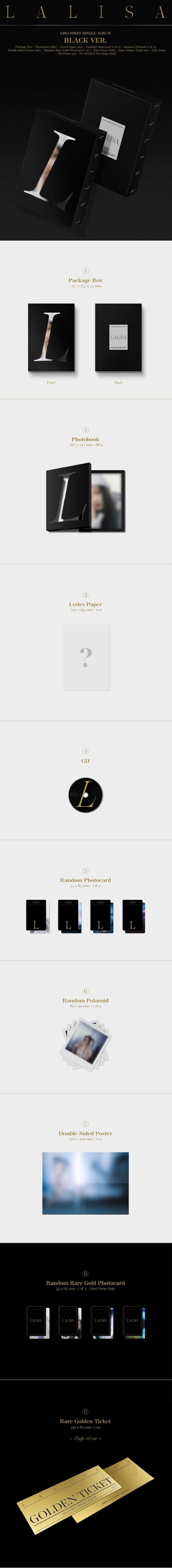 LISA (BLACKPINK) - LALISA - 1st Single Album