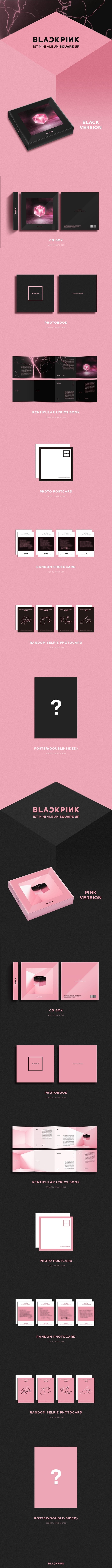BLACKPINK - SQUARE UP - 1st Mini Album