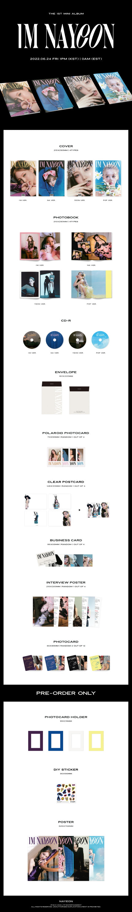 NAYEON (TWICE) - IM NAYEON - 1st Mini Album