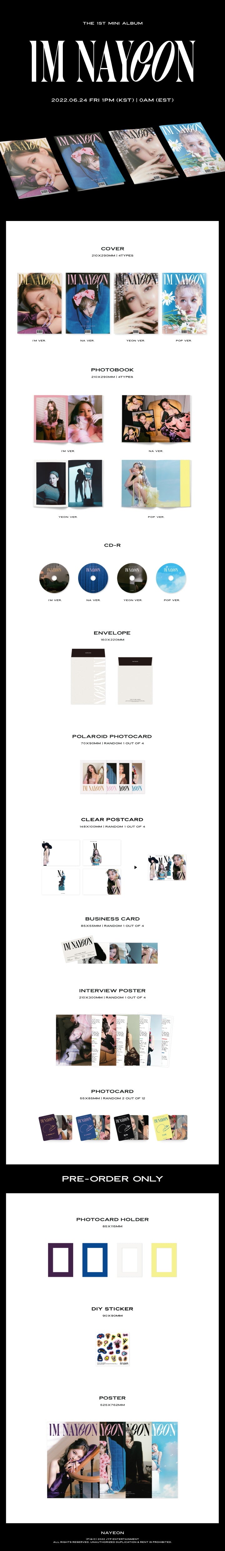 NAYEON (TWICE) - IM NAYEON - 1st Mini Album