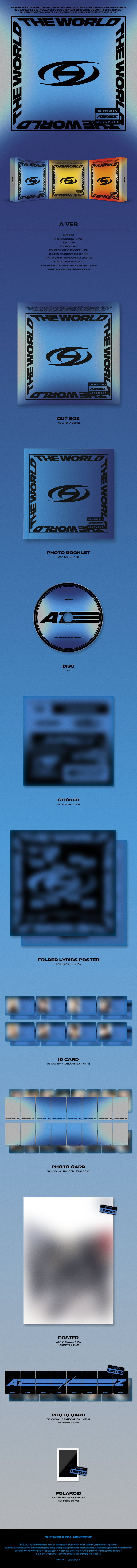 ATEEZ - THE WORLD EP.1 : MOVEMENT - 8th Mini Album