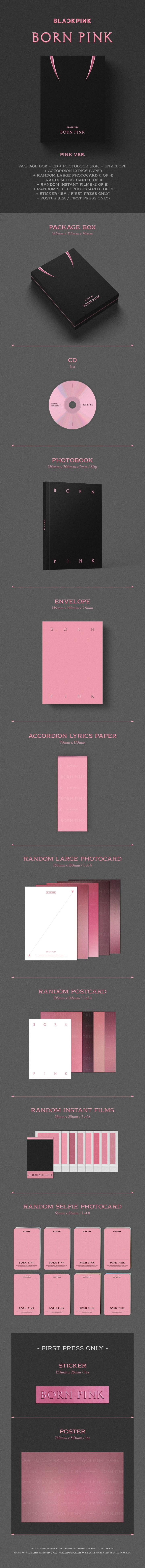BLACKPINK - BORN PINK - 2nd Full Album (Box Set Ver.)