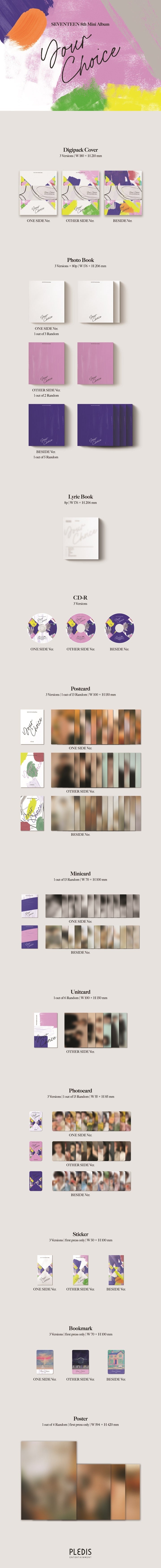 SEVENTEEN - Your Choice - 8th Mini Album