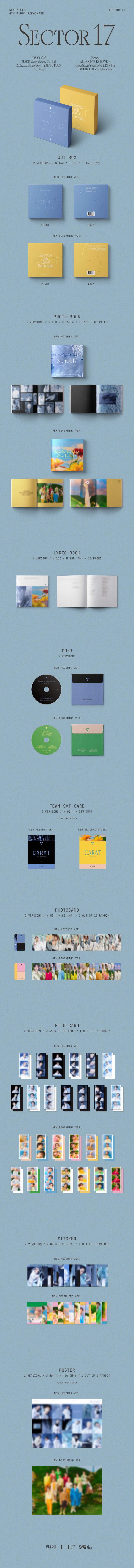 SEVENTEEN - SECTOR 17 - 4th Album Repackage