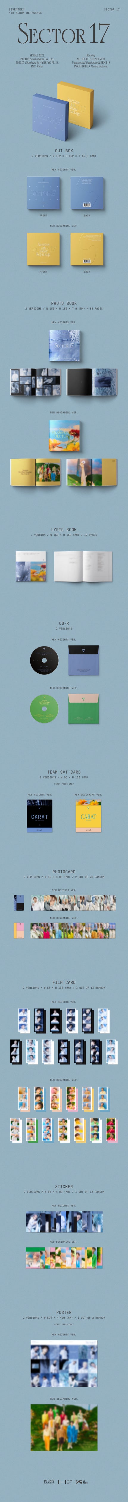 SEVENTEEN - SECTOR 17 - 4th Album Repackage