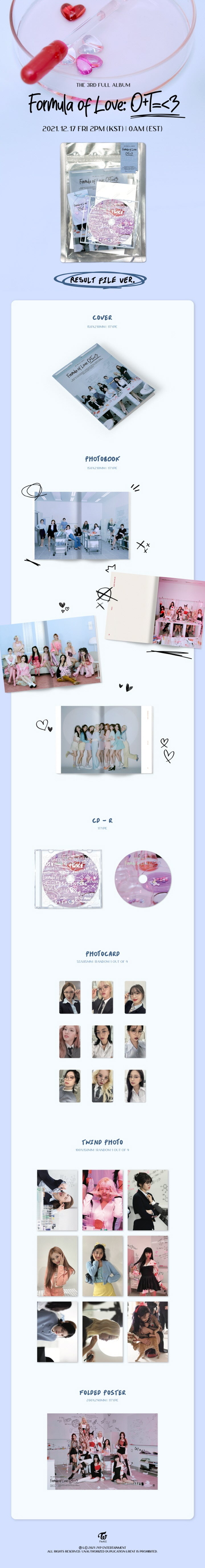 TWICE - FORMULA OF LOVE: O + T = <3 (Result File Ver.)