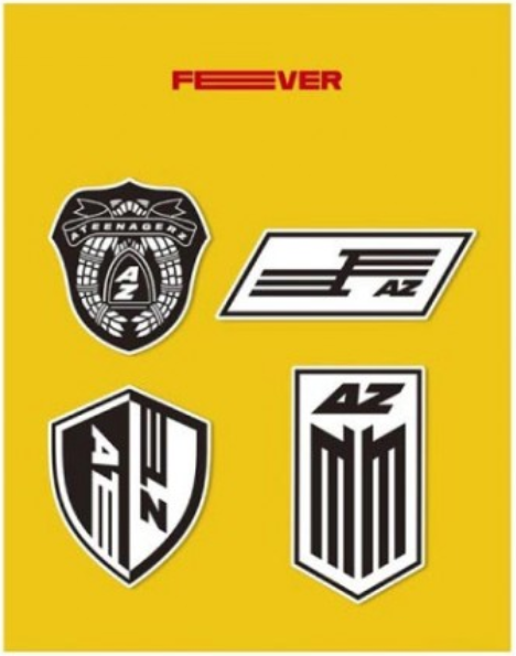 ATEEZ - Zero : Fever Part. 1 Goods - Wappen Badge Set (Type : B)