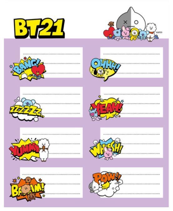BT21 - Self-Adhesive Labels