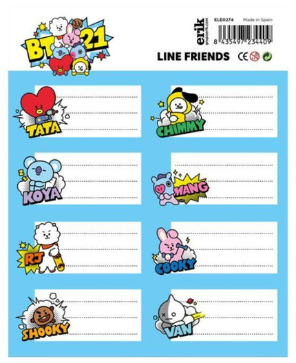 BT21 - Haftetiketten