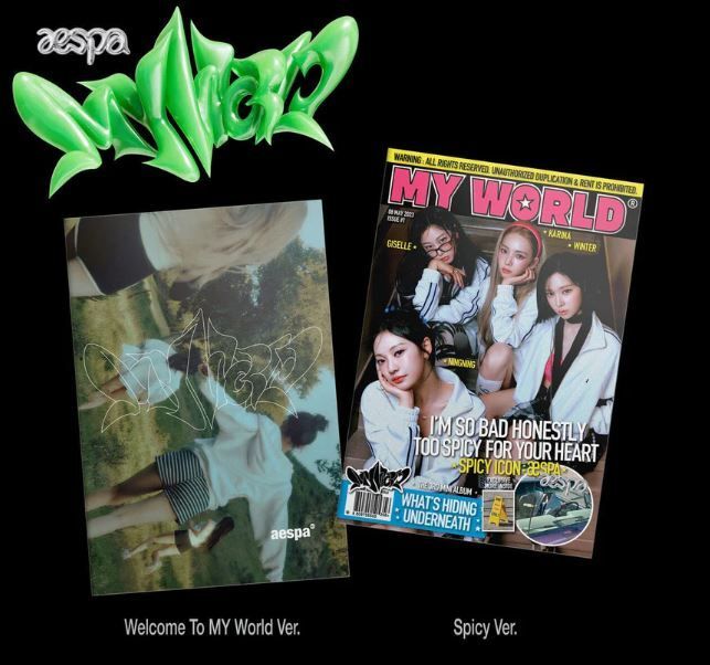 aespa - MY WORLD - 3rd Mini Album (Zine Ver.)