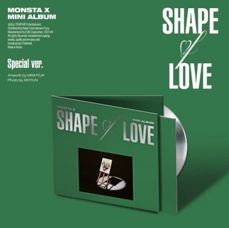 MONSTA X - SHAPE of LOVE - 11th Mini Album (Special Ver.)