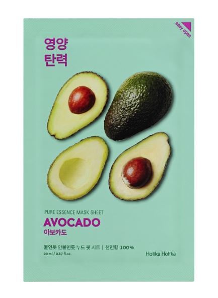 HOLIKA HOLIKA - Pure Essence Mask Sheet Avocado