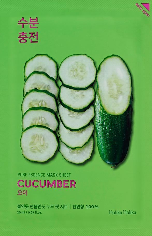 HOLIKA HOLIKA - Pure Essence Mask Sheet Cucumber