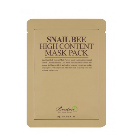 BENTON - Snail Bee High Content Mask Pack