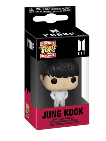 BTS POP! Rocks Vinyl Keychain Jung Kook 4 cm
