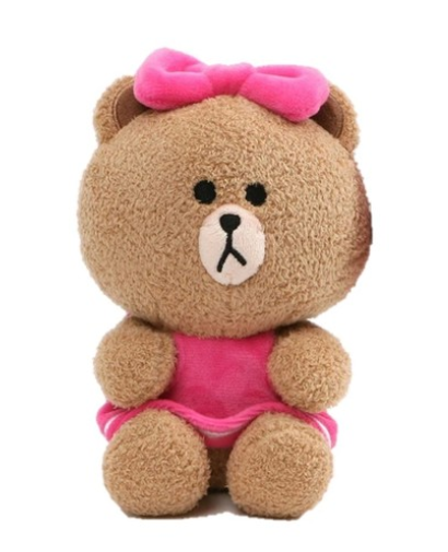 Line Friends - Choco Stofftier sitzend