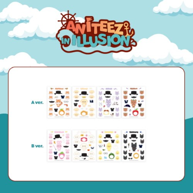 ANITEEZ in Illusion (ATEEZ) - Clear Sticker Acrylic