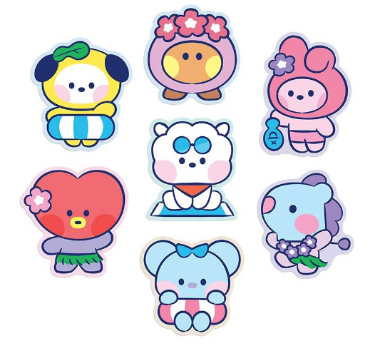 BT21 - Mouse Pad Summer Sky
