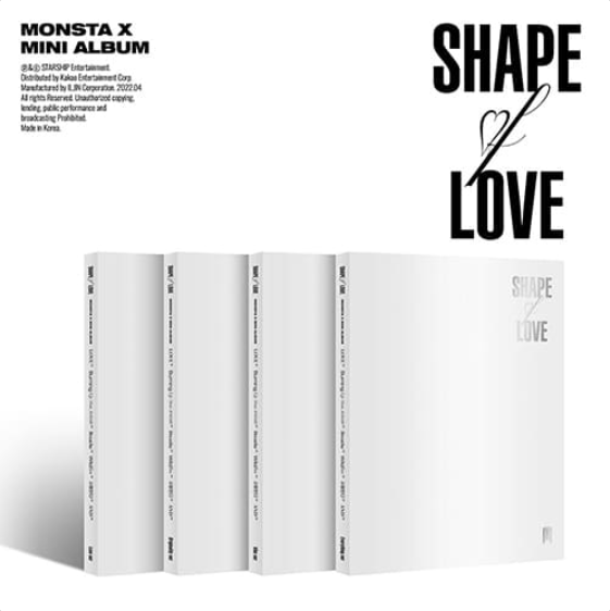 MONSTA X - SHAPE of LOVE - 11th Mini Album