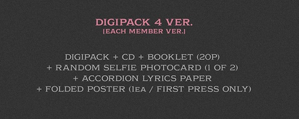 BLACKPINK - BORN PINK - 2nd Full Album (Digipack Ver.)