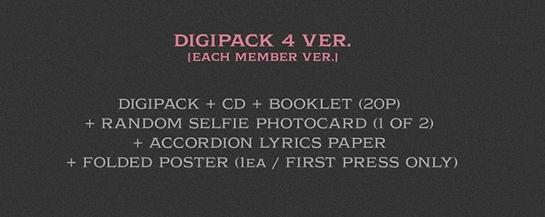 BLACKPINK - BORN PINK - 2nd Full Album (Digipack Ver.)