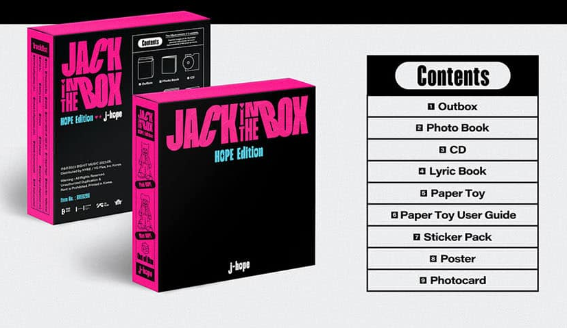 j-hope (BTS) - Jack In The Box - 1st Single Album (Hope Edition)