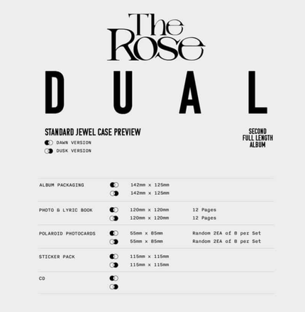 The Rose – DUAL - 2nd Full Album (Jewel Case Ver.)