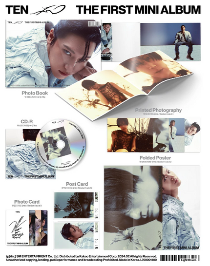 TEN (NCT) - TEN - 1st Mini Album (Light On Ver.)