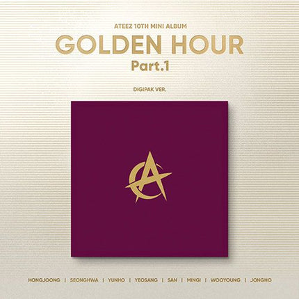 ATEEZ - GOLDEN HOUR : Part.1 - 10th Mini Album (Digipack Ver.)