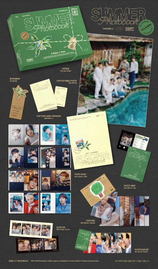 ATEEZ - 2024 Summer Photobook (DVD & Play Code Ver.)